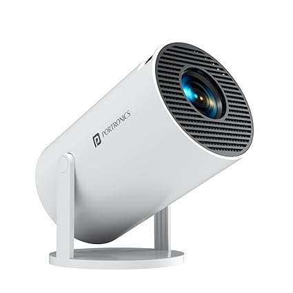 Portronics Beem 440 Smart Led Projector With 720p Hd Resolution, Rotatable Design