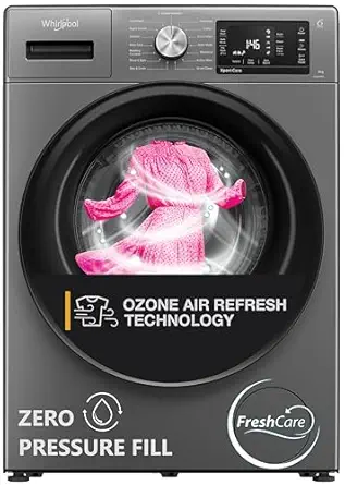 Whirlpool 8 Kg Ozone Technology Inverter Front Load Washing Machine