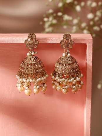 Contemporary Jhumkas Earrings